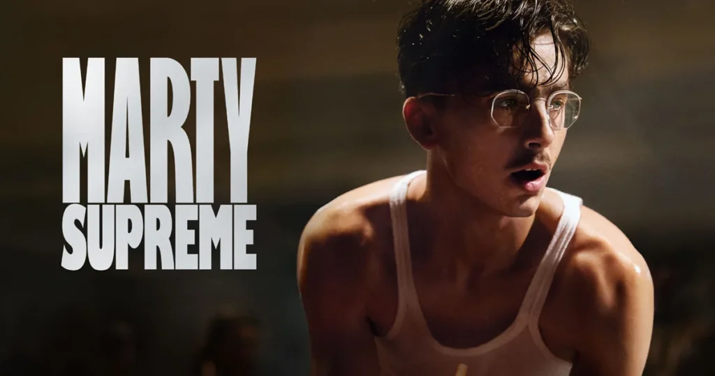 Marty Supreme disponível grátis no Prime Video Índia com versão em Telugu