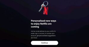 Netflix inicia exigência de e-mail para limitar compartilhamento de contas Netflix inicia exigência de e-mail para limitar compartilhamento de contas