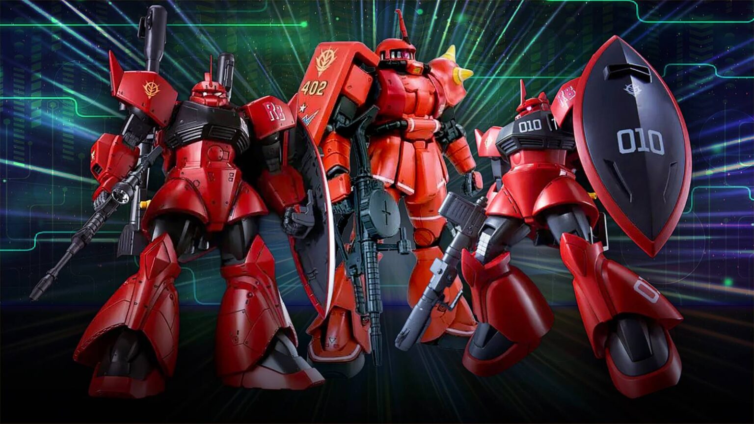 Bandai relança três kits de modelos Gundam de Johnny Ridden com edição limitada