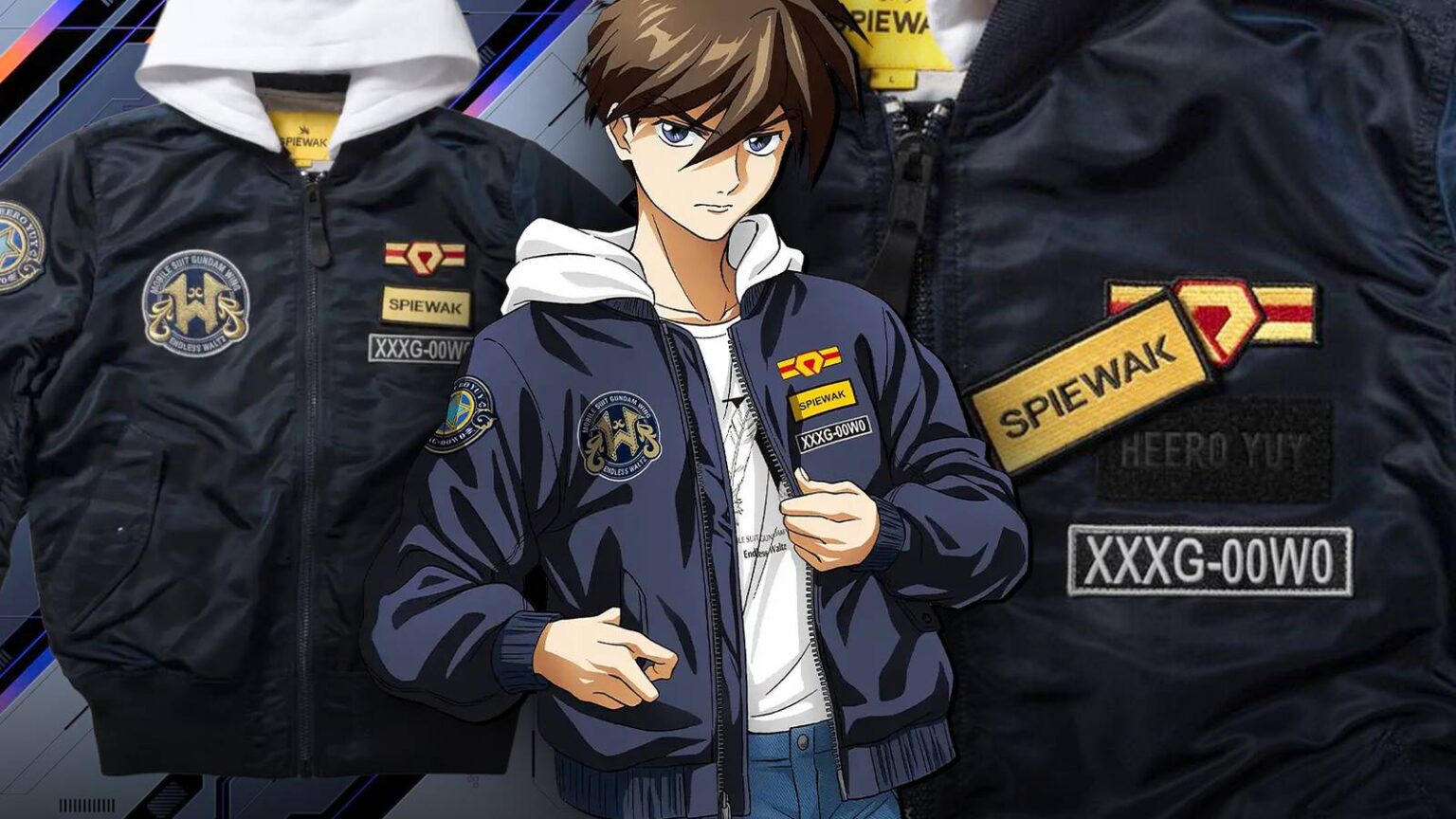 Jaqueta Militar do 30º Aniversário de Gundam Wing é Relançada nos EUA Jaqueta Militar do 30º Aniversário de Gundam Wing é Relançada nos EUA